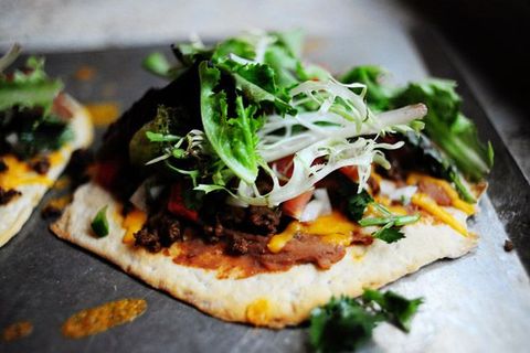 mexican “flatbread” pizza