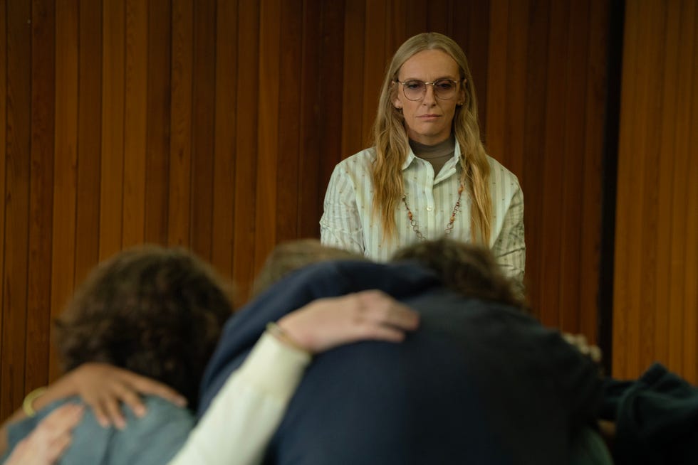 wayward. toni collette as evelyn wade in episode 103 of wayward. cr. michael gibson/netflix © 2024