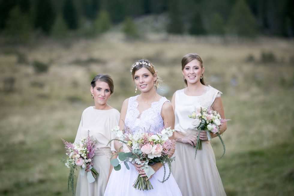 Bride, Photograph, Dress, Gown, Ceremony, Wedding, Wedding dress, Child, Bridal clothing, Bridal party dress, 