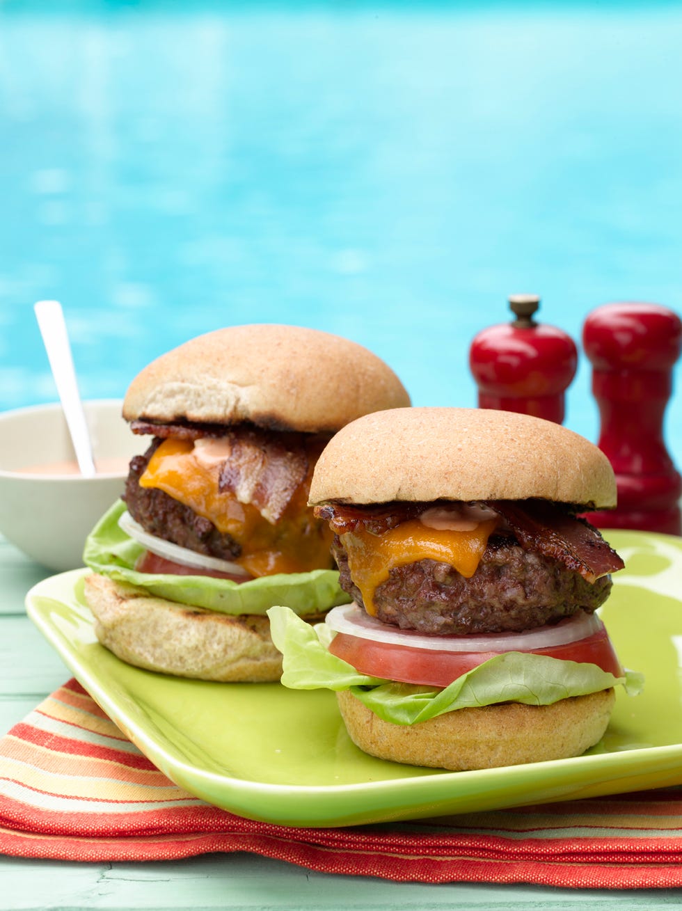 july 4th recipes classic all american bacon cheeseburgers