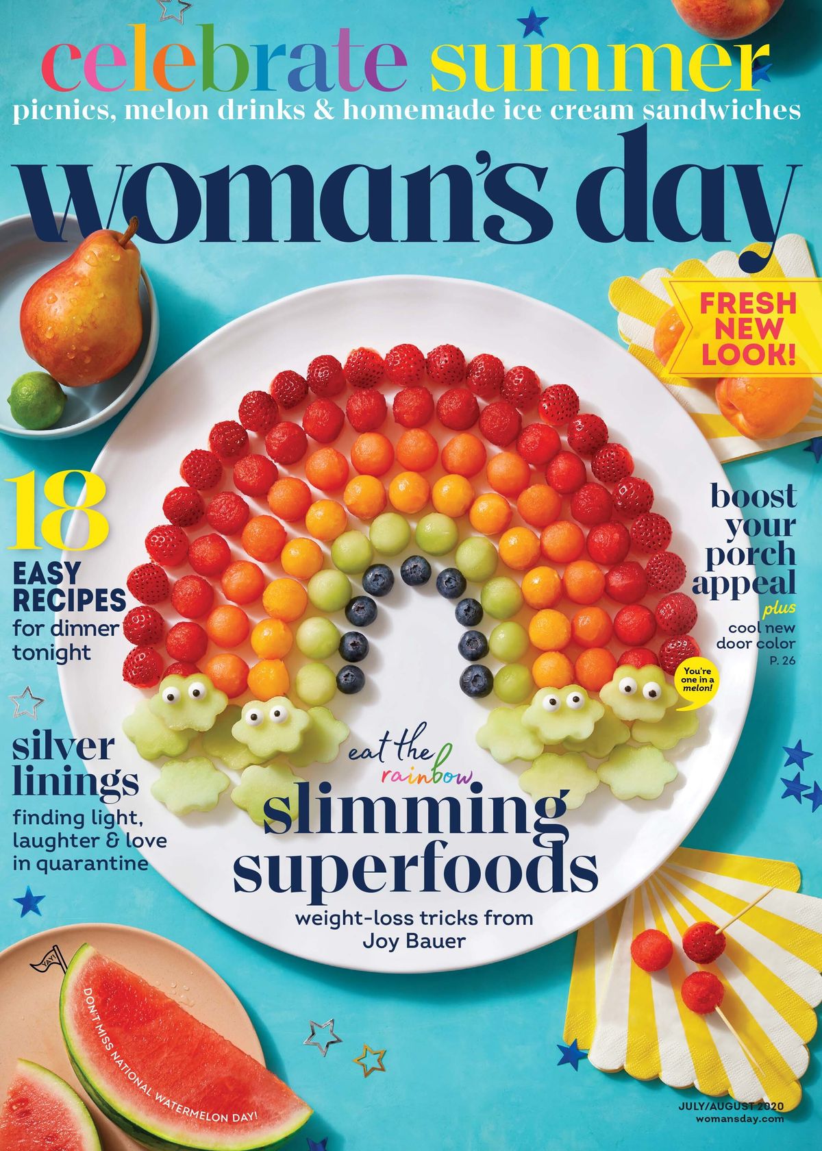 woman's day magazine cover july august 2020