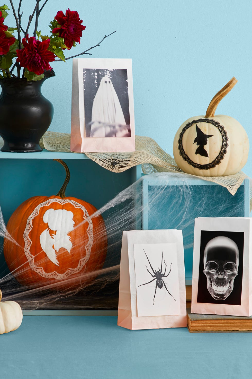 diy halloween decorations womans day october 2020 shadow pumpkins