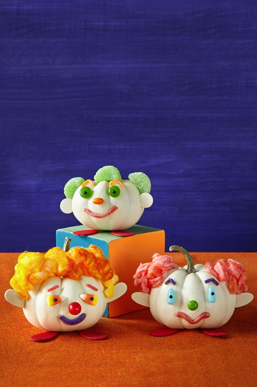 halloween birthday party ideas candy clown pumpkins