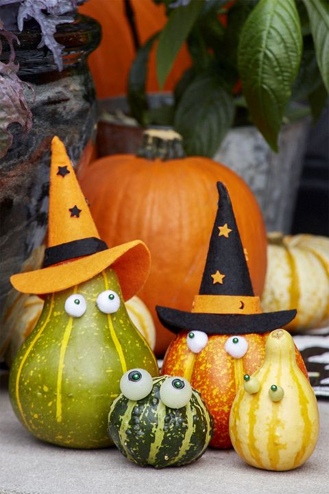 diy halloween decorations gaggle of gourds