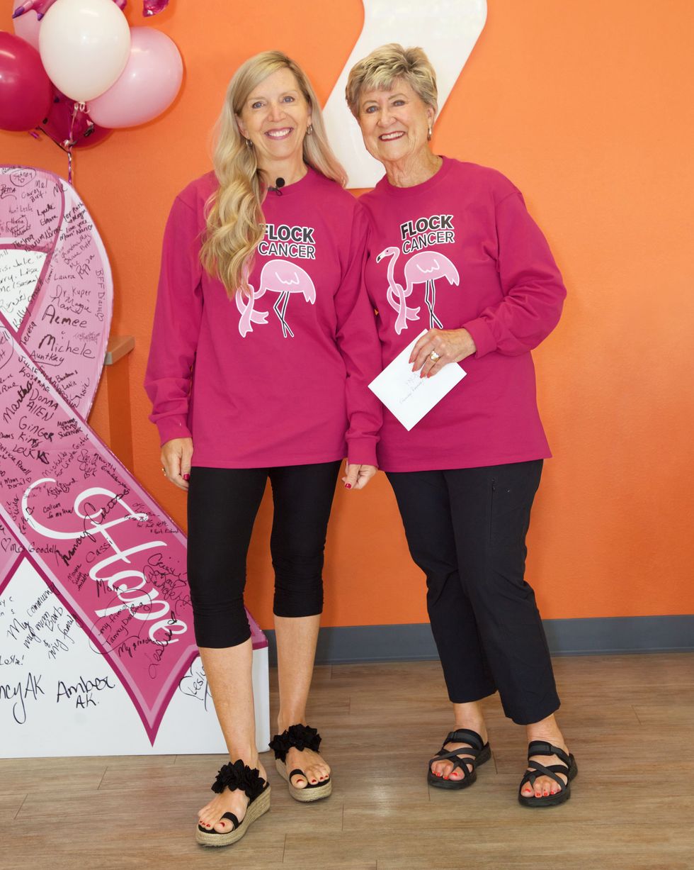breast cancer survivors and thrivers