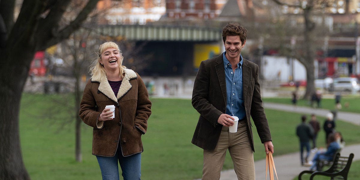 Florence Pugh and Andrew Garfield star in the moving A24 film. 