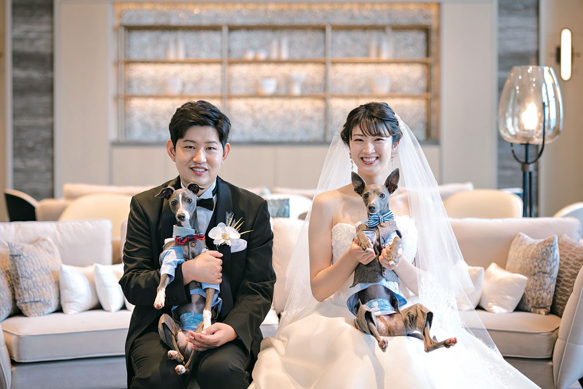 夢だった愛犬と一緒の結婚式を実現！［キンプトン新宿東京