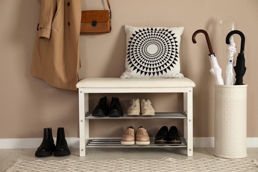 wearing shoes indoors