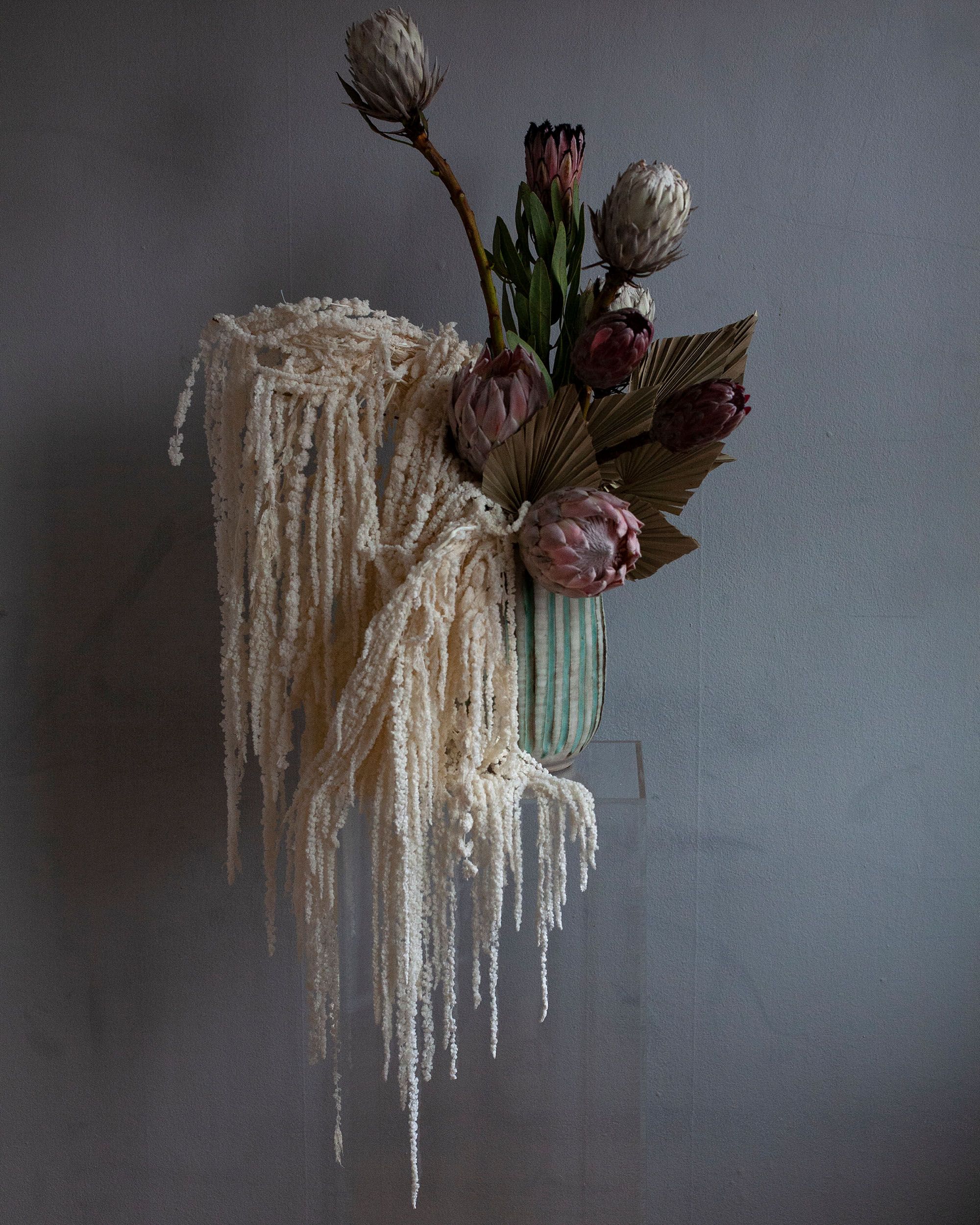Dried Flower Wrap Bouquet – Petals to the Metal Floral