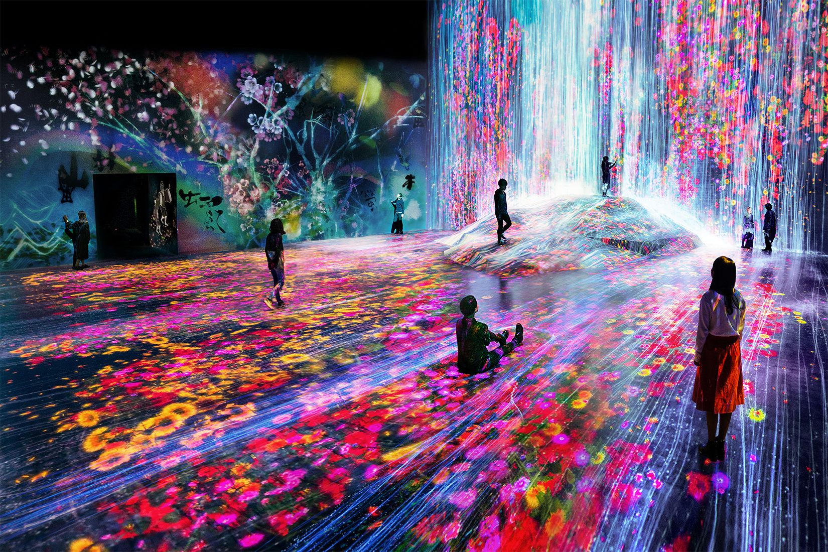 tokio museo arte digital luces colores