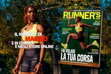 magazine di maggio, runner's world, zaynab dosso in copertina