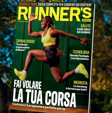 magazine di maggio, runner's world, zaynab dosso in copertina magazine di maggio, runner's world, zaynab dosso in copertina
