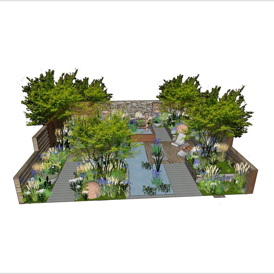 Vegetation, Natural landscape, Urban design, Tree, Botany, Residential area, Plant, Shrub, Garden, Landscaping, 
