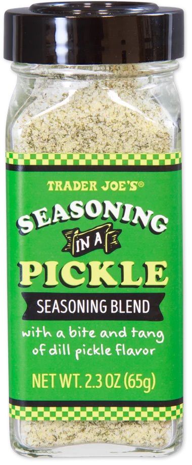 trader joe's seasoning in a pickle blend