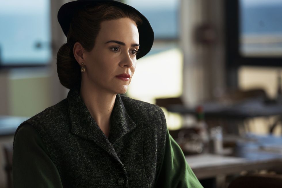ratched l to r sarah paulson as mildred ratched in episode 106 of ratched cr saeed adyaninetflix © 2020