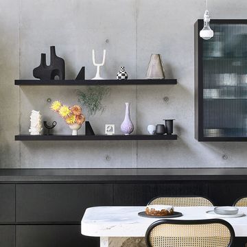 concrete kitchen in a melbourne home by kennon architects