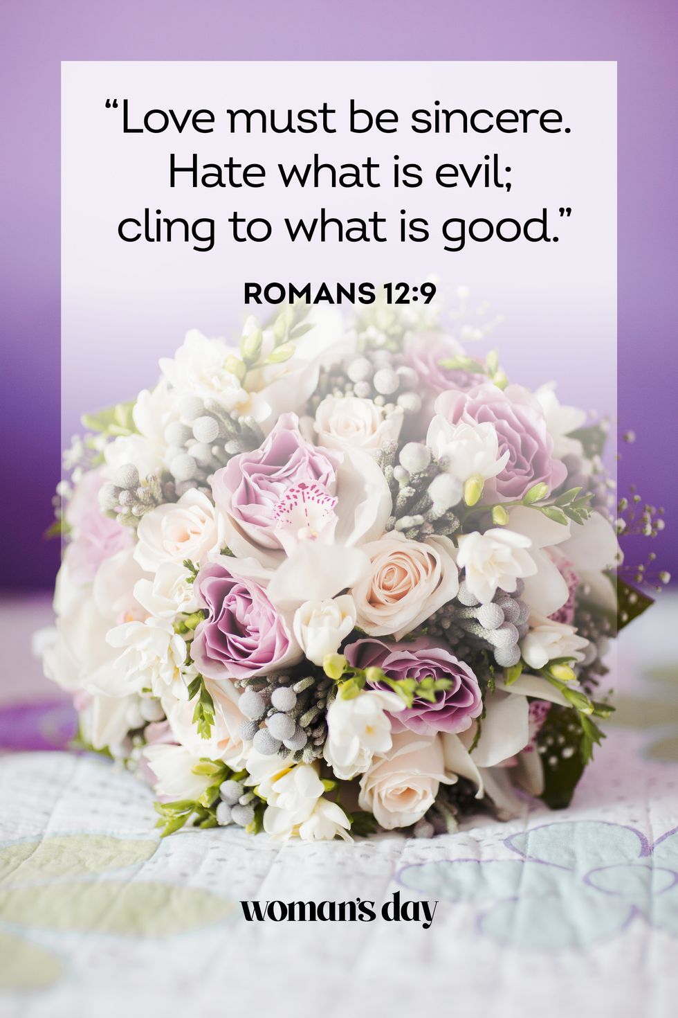 wedding bible verses romans 12 9