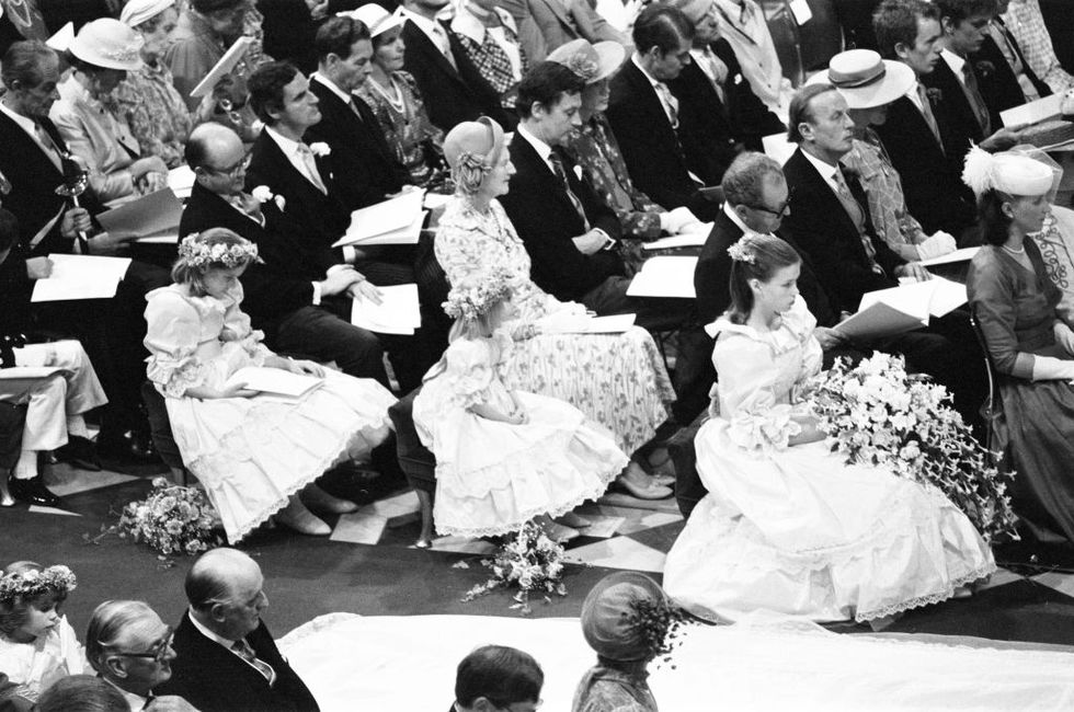 wedding day of prince charles  lady diana spencer, 29t