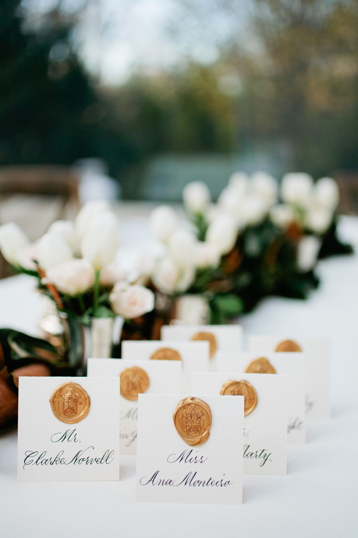 Wedding place card sale designs