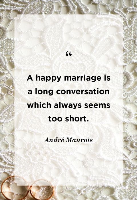 andré maurois short wedding quote