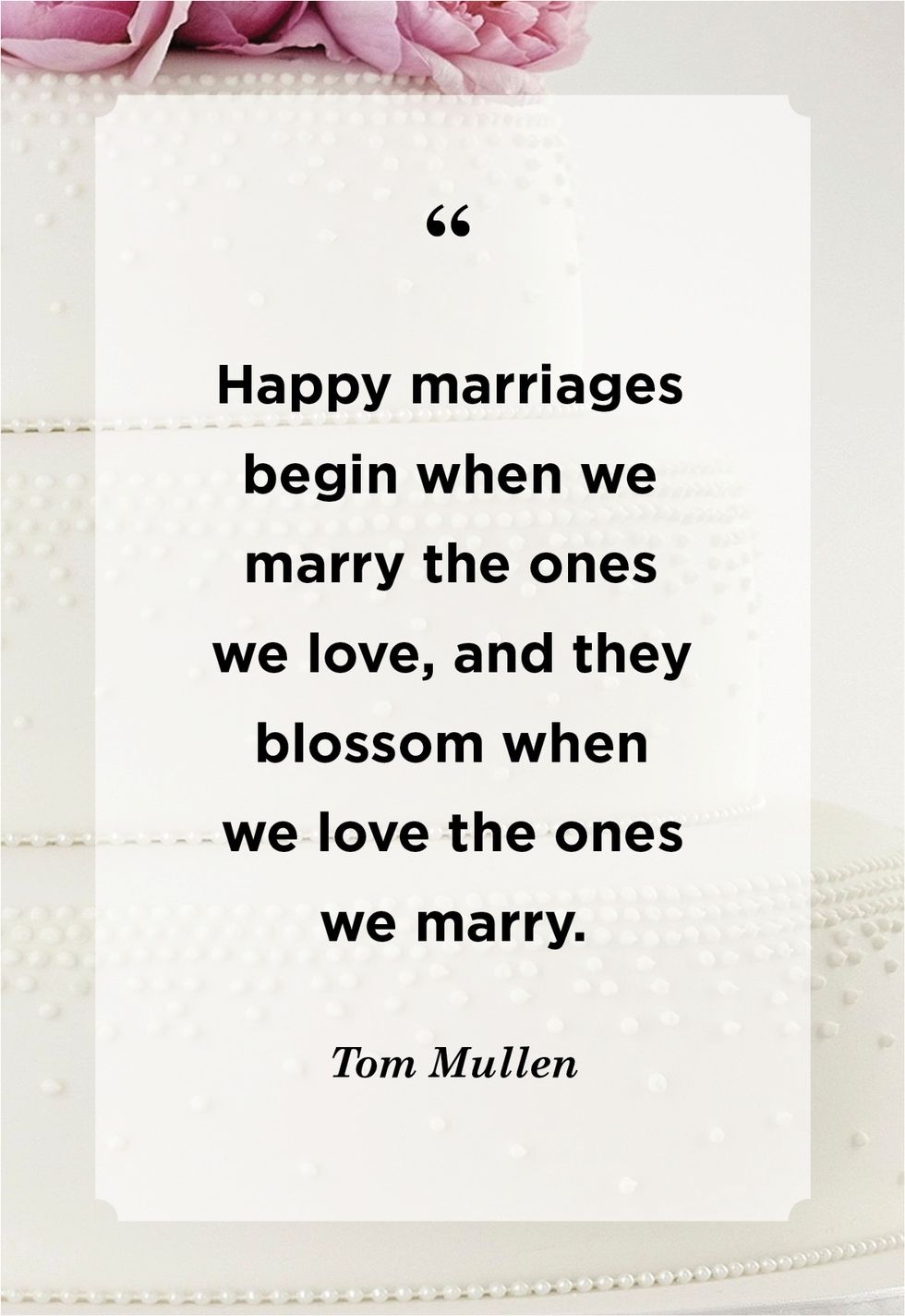 Inspirational love marriage quote true begins Vector Image