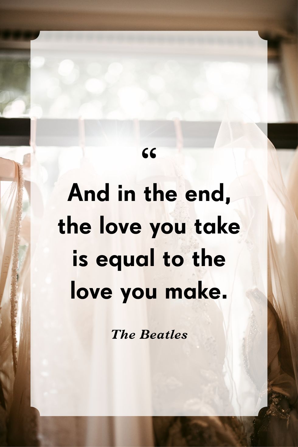 the beatles wedding quote