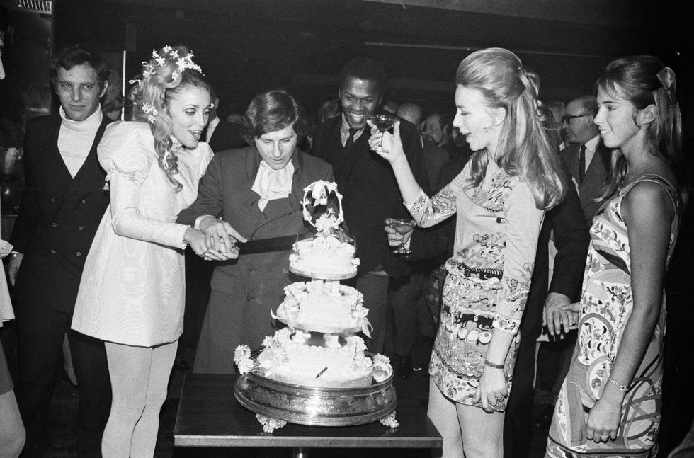 Tate and Polanski wedding 1968