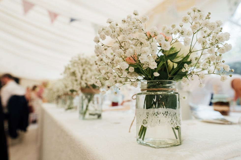 wedding table centrepiece