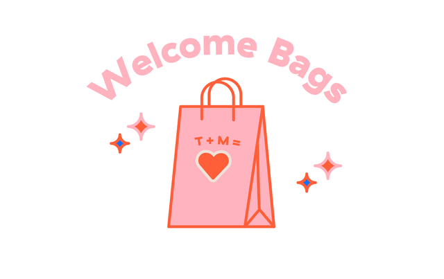 Product, Orange, Logo, Paper bag, Shopping bag, Font, Illustration, Bag, Graphics, Brand, 