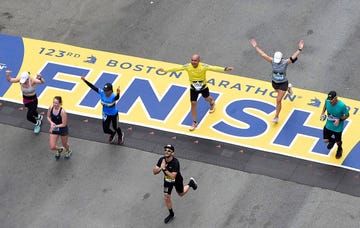 boston marathon hardlopers hardloopwedstrijd