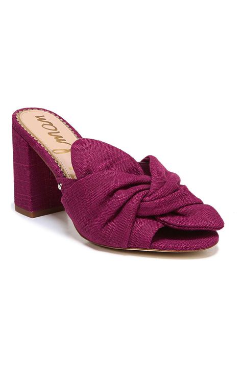 Footwear, Violet, Purple, Magenta, Shoe, Pink, Suede, Leather, Sandal, Court shoe, 