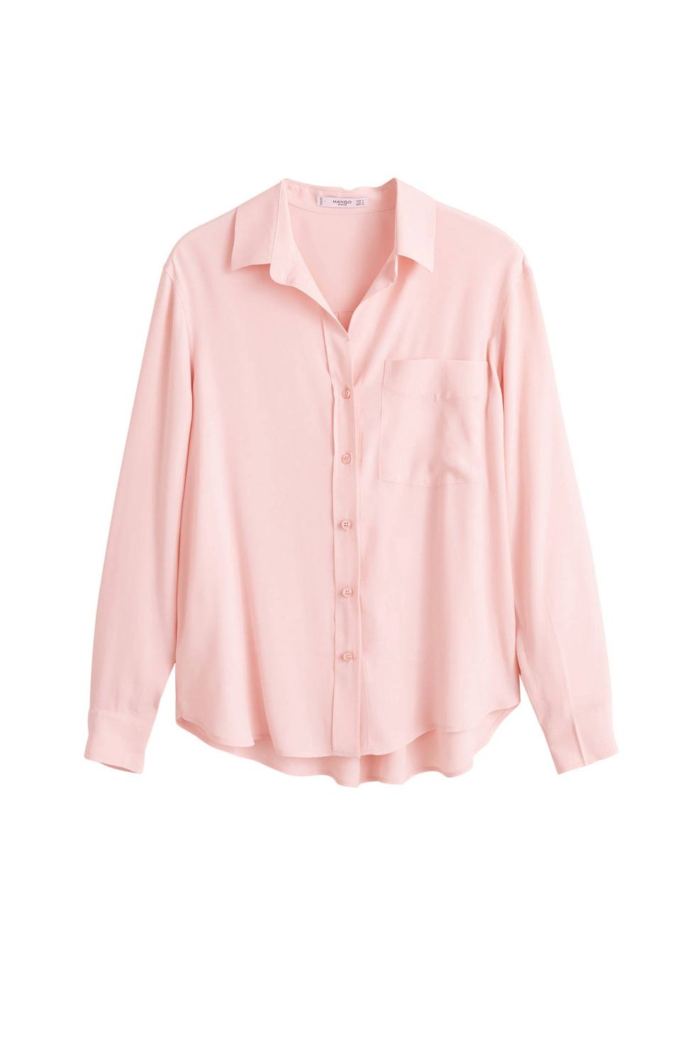 Clothing, Pink, Sleeve, Collar, Shirt, Blouse, Neck, Outerwear, Peach, Top, 