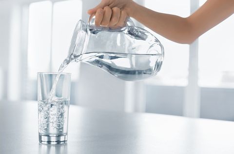 Water, Product, Glass, Hand, Drinkware, Drinking water, Water bottle, Transparent material, Barware, Pitcher, 