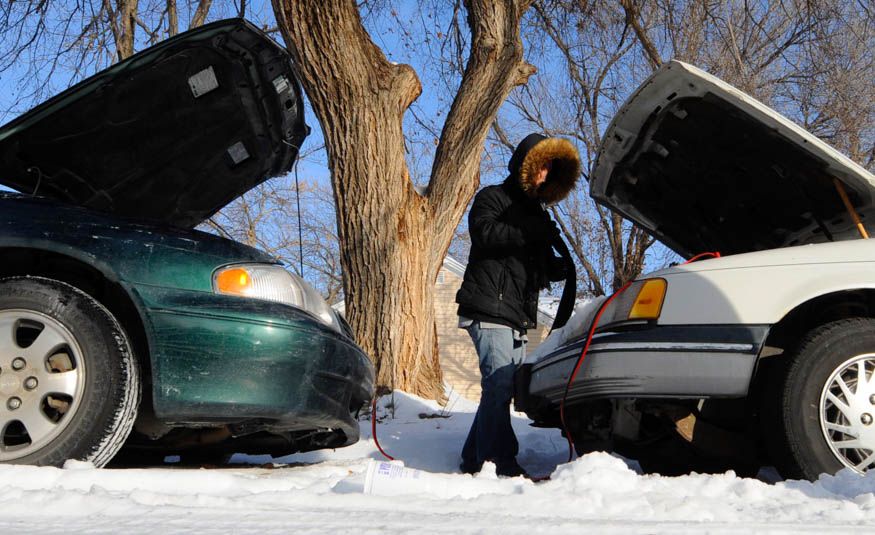 Snow, Vehicle, Car, Winter, Tree, Vehicle door, Winter storm, Plant, Mid-size car, Automotive window part, 