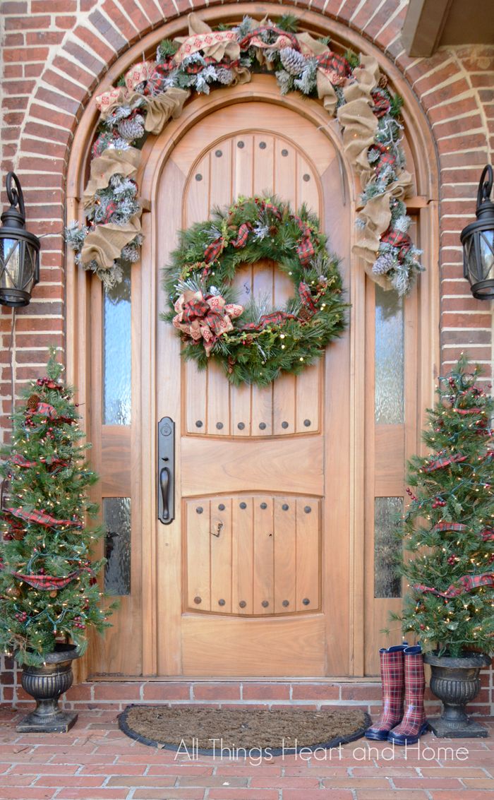 Festive & Frugal Christmas Porch Decor - On Sutton Place