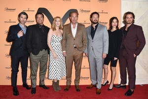 yellowstone prequel announced 1932 premiere party for paramount network's "yellowstone" season 2 arrivals