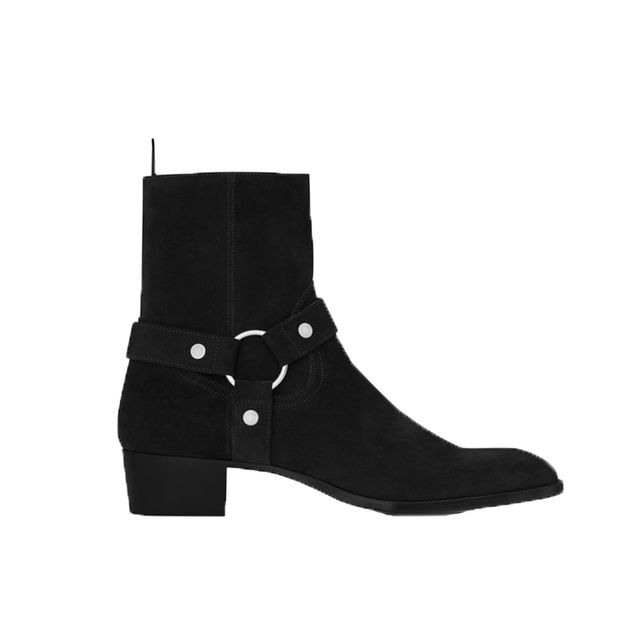 Footwear, Black, White, Boot, Shoe, Suede, Leather, Riding boot, Durango boot, 