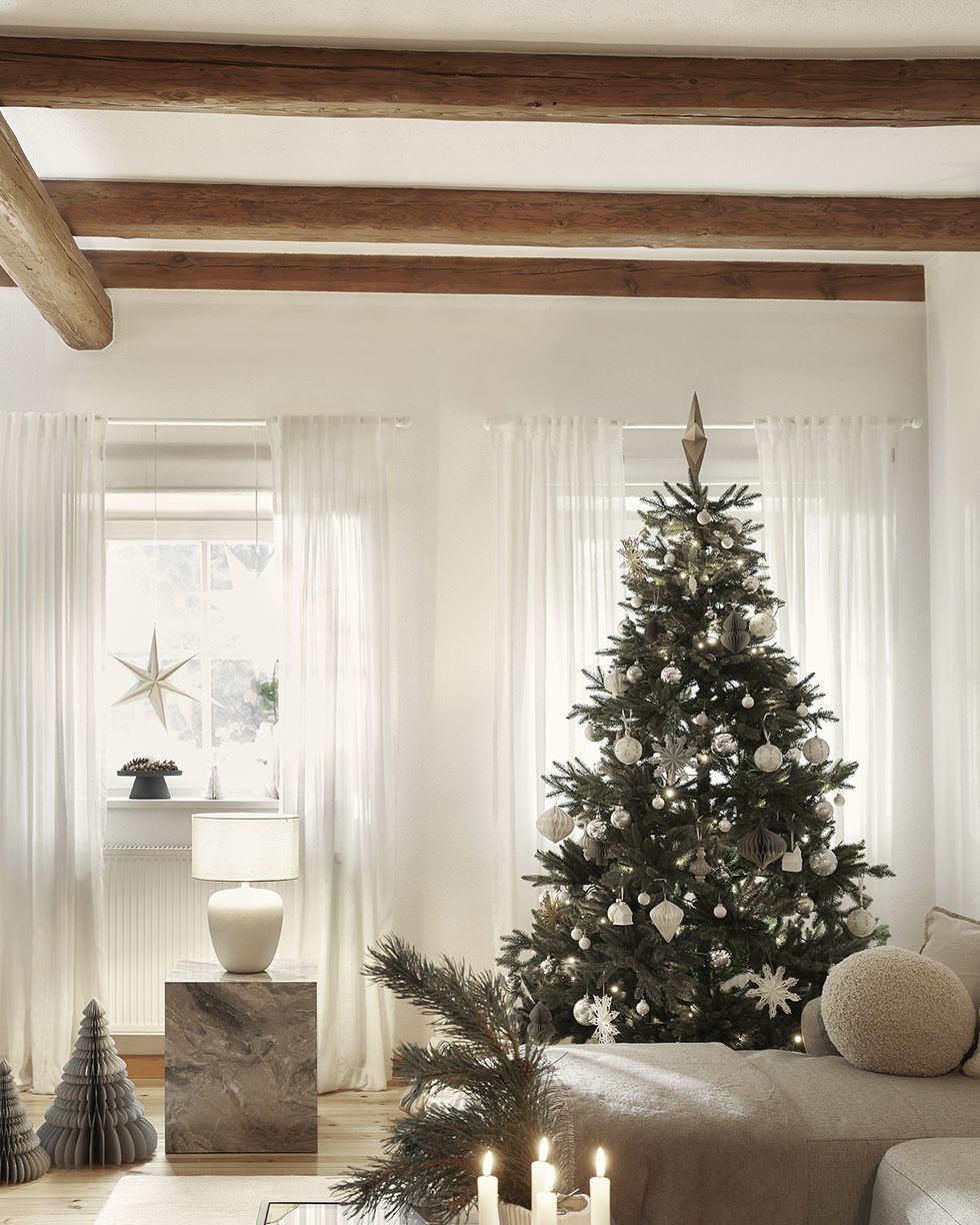 Árbol de Navidad Eco Home grande con bolsa 240 cm GREEN
