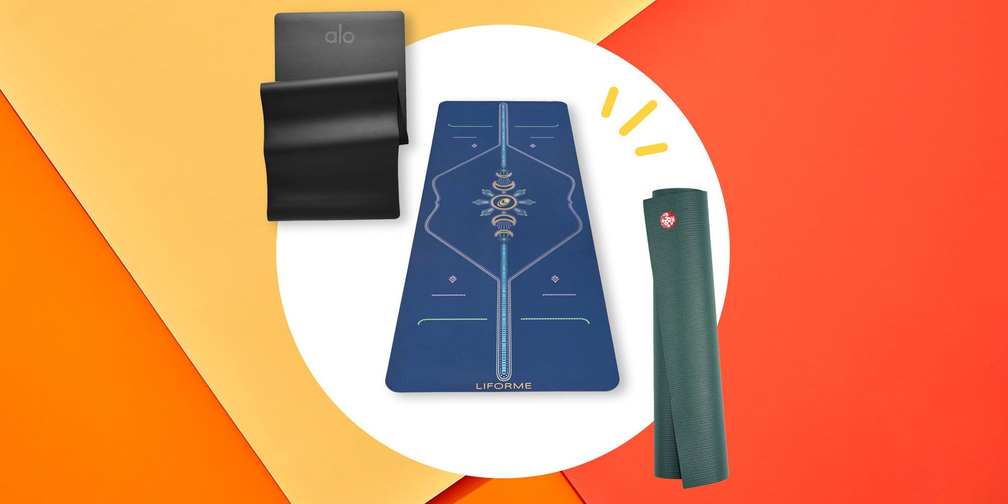 Life Energy 6mm Reversible Non-Slip Yoga Mat - Bodhi, Mats