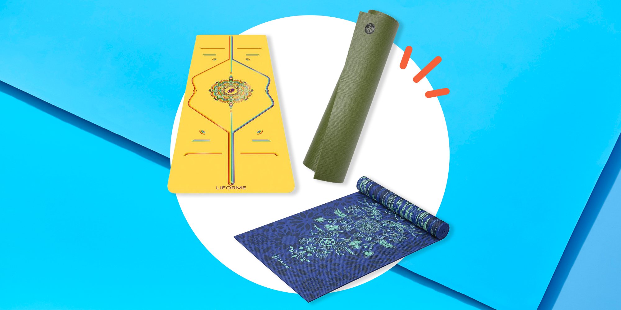 Yoga Mat Set for Beginners,Yoga Mat with Carrying Strap,Yoga