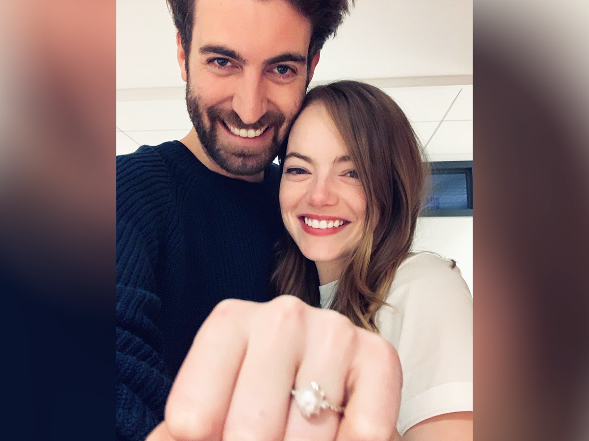 Emma Stone's Pearl Engagement Ring Details and Photos