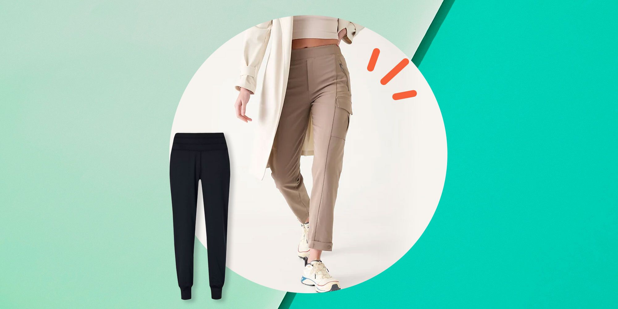 Women's Side Pockets Trousers, Side Horizontal Stripes Elastic Waist  Sweatpants, Running Riding Jogging Long Pants 