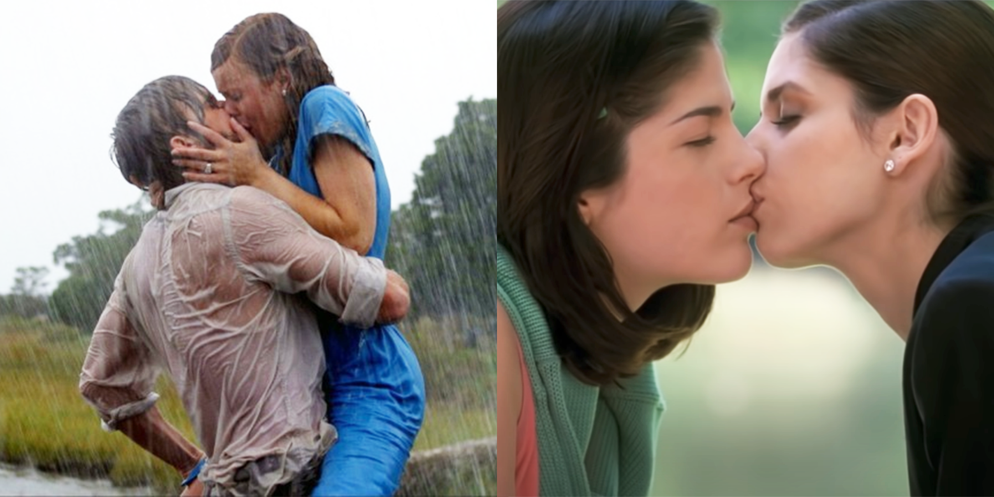See 43 Famous TV Couples' First Kisses