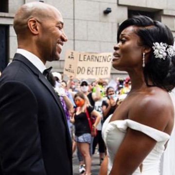 the gordons black lives matter protest wedding