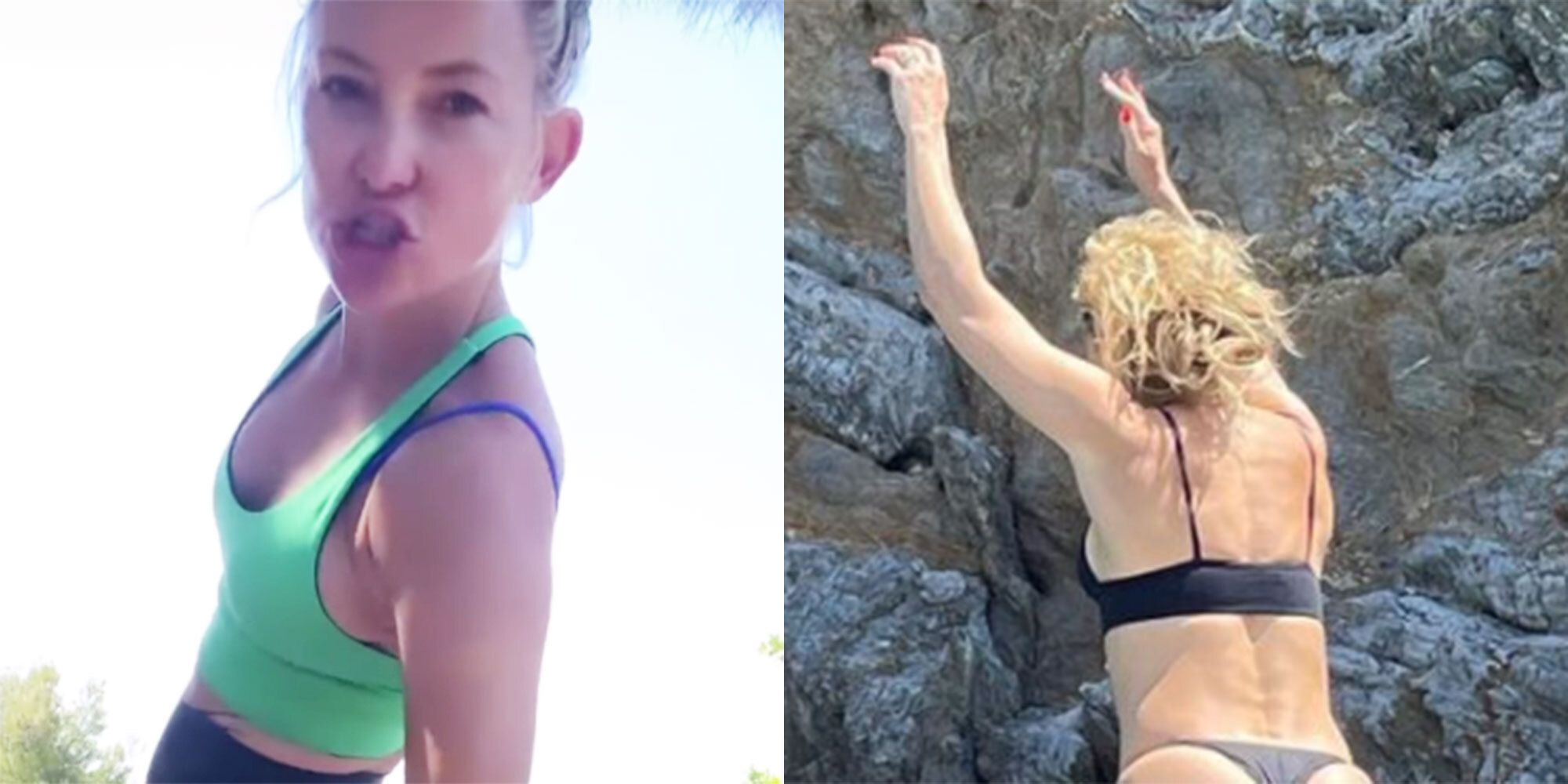 Sharon Stone Anal Sex - Kate Hudson Shows Off Toned Butt In Thong Bikini Instagram Photo