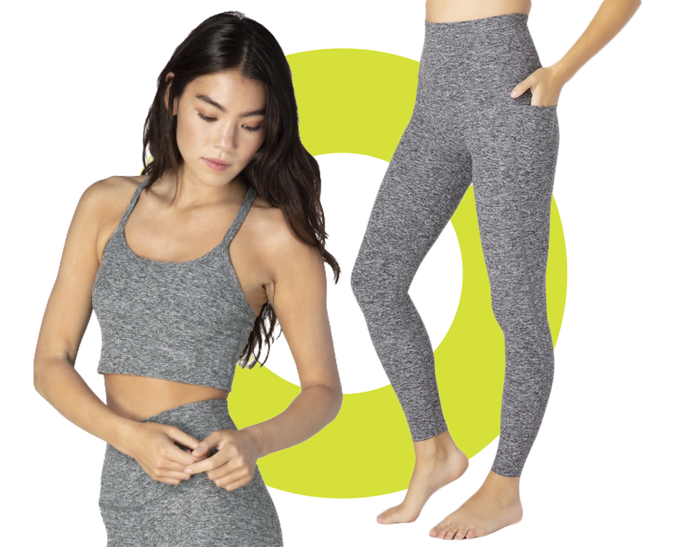 JoyLab Women's High-Rise Brushed Jersey 7/8 Leggings (Charcoal Heather, X- Small) at  Women's Clothing store