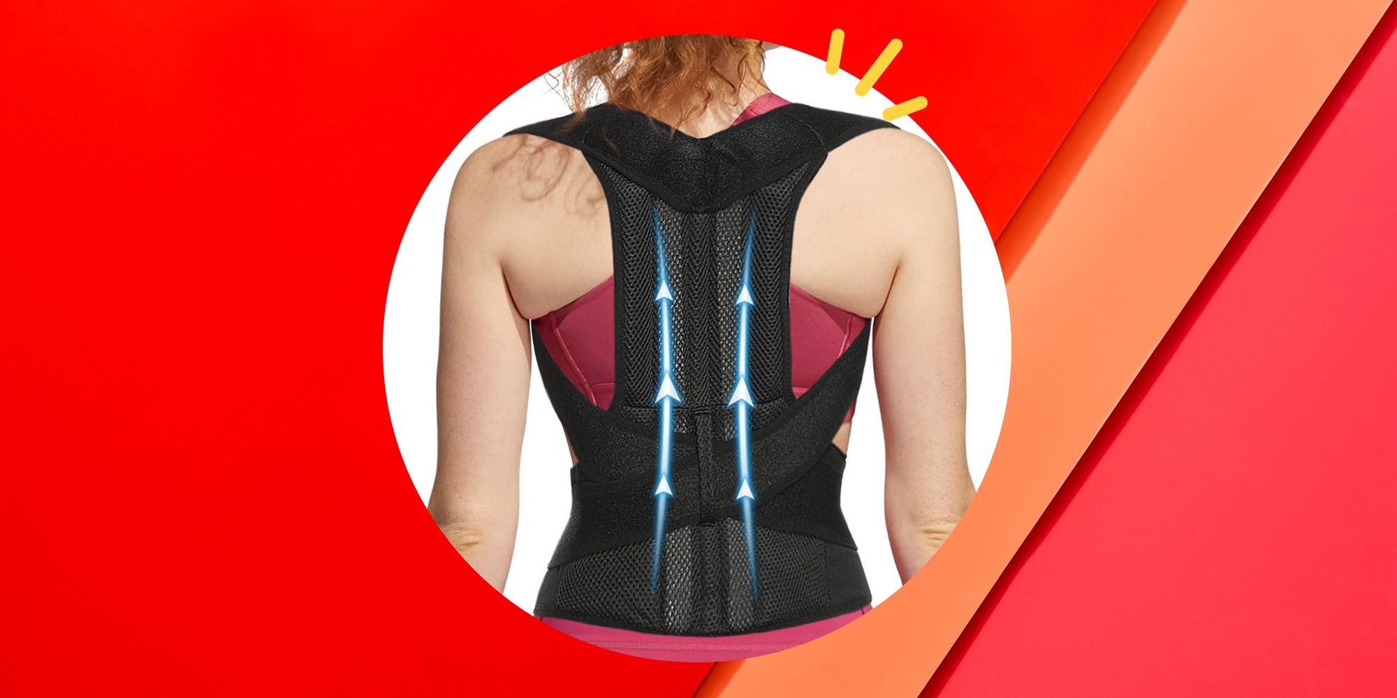 Sports Back Posture Corrector Women Posture Brace Corset Gym Men