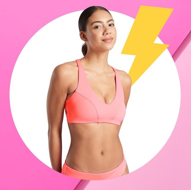 Into The Woods Hot Pink Padded Sports Bra