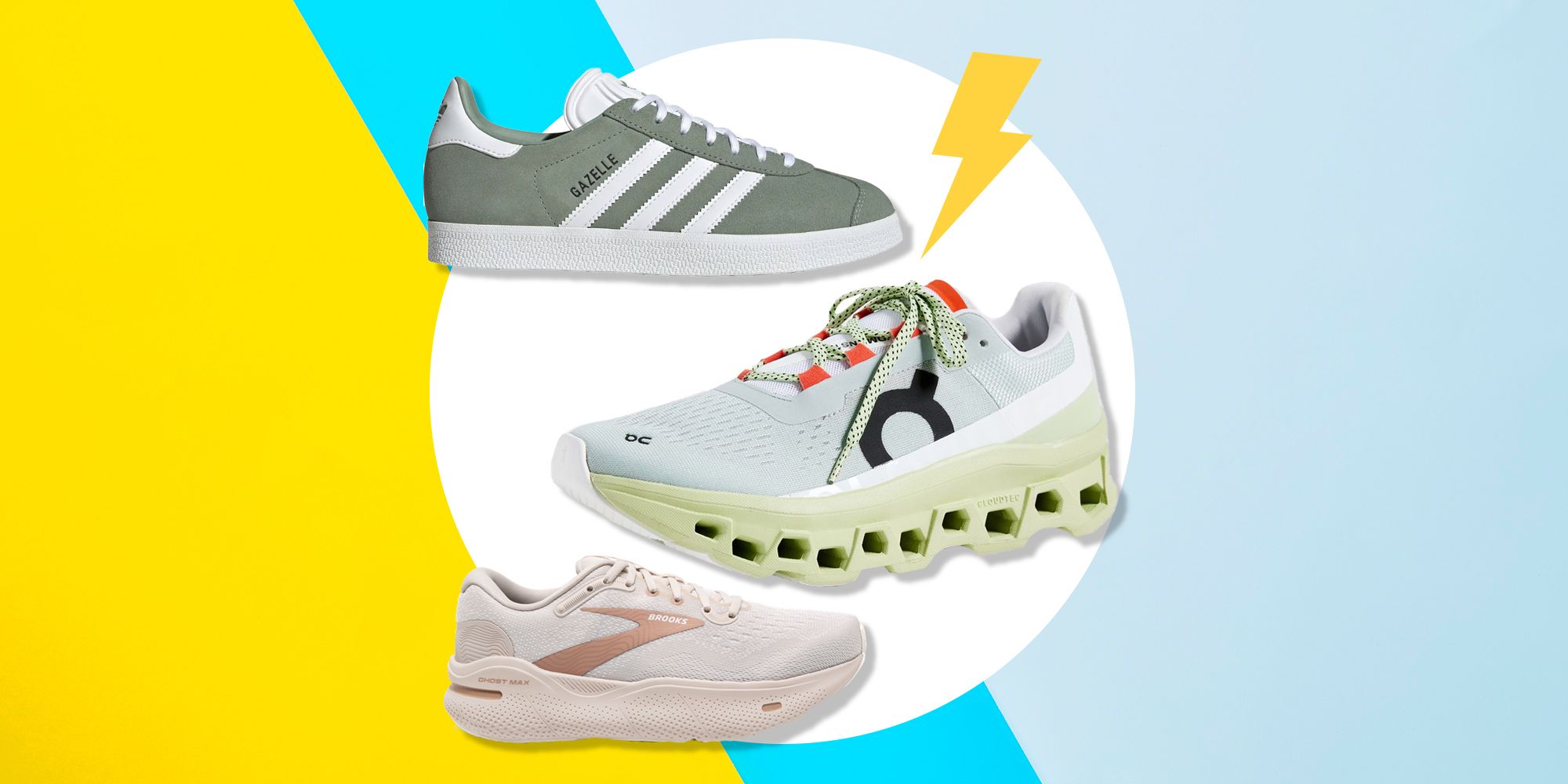  Women's Trendy Sneakers Walking Shoes for Women Sport Shoes  Mesh Casual Shoes Knit Detail Slip On Running Shoes Workout Sport Work  Casual Tennis (Pink, 6.5)