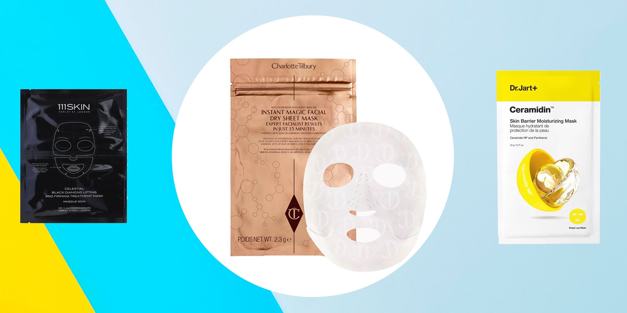 Charlotte Tilbury INSTANT MAGIC FACIAL DRY purchases SHEET MASK SET PACK OF 4 MASKS